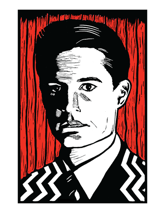 Agent Dale Cooper / Kyle MacLachlan / Twin Peaks (8.5 x 11") color print