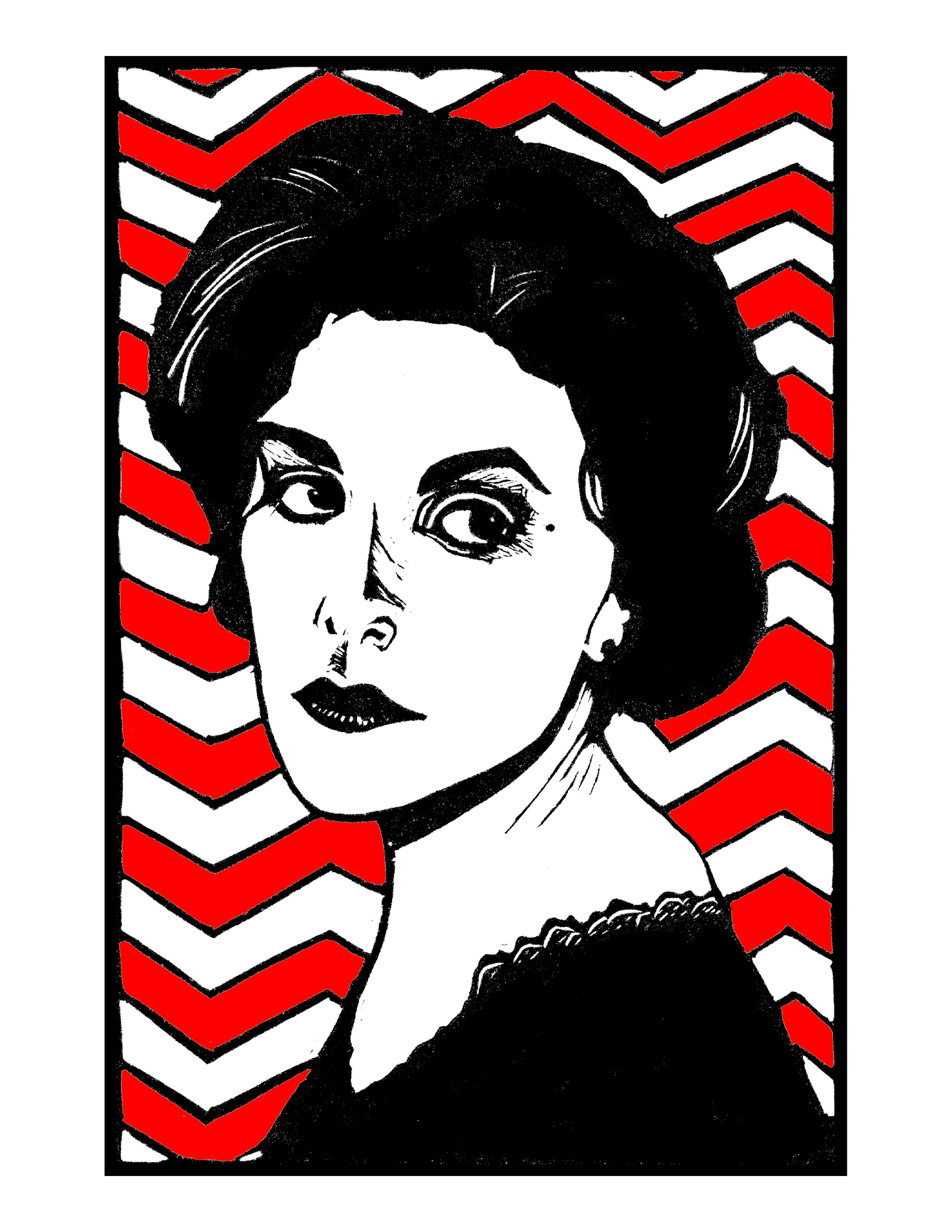 Audrey Horne / Sherilyn Fenn / Twin Peaks (8.5 x 11") color print