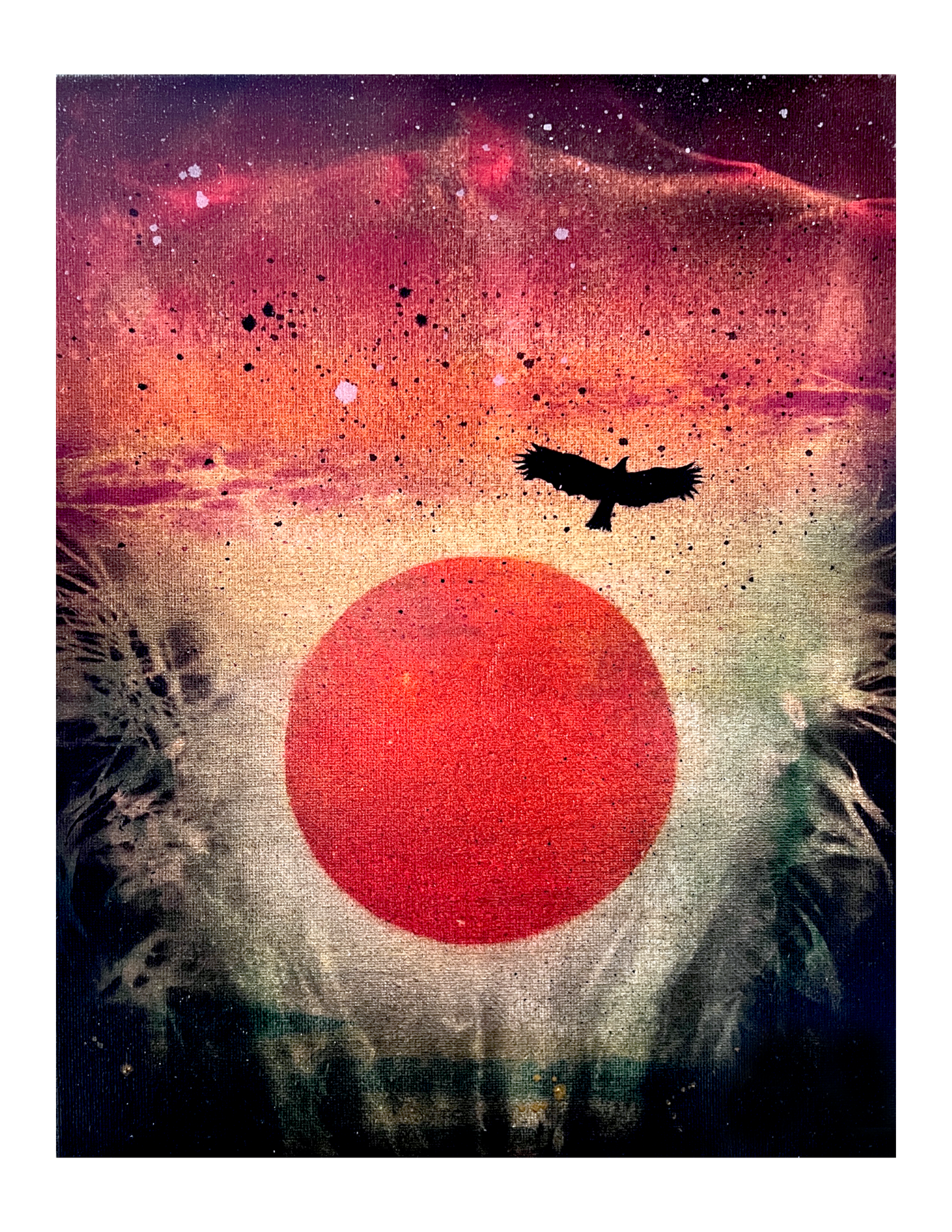 Escape from Dusk / Bird (8.5 x 11") color print