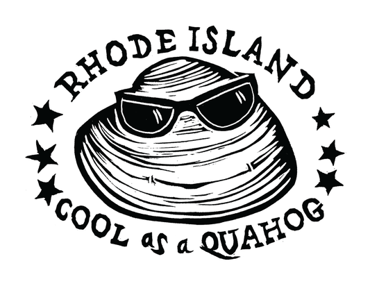 Cool as a Quahog / Rhode Island (8.5 x 11") color print