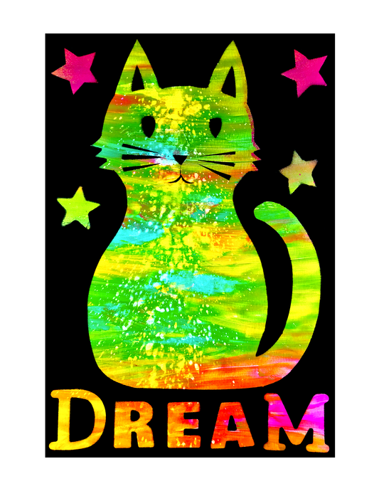 Dream Kitty (8.5 x 11") color print