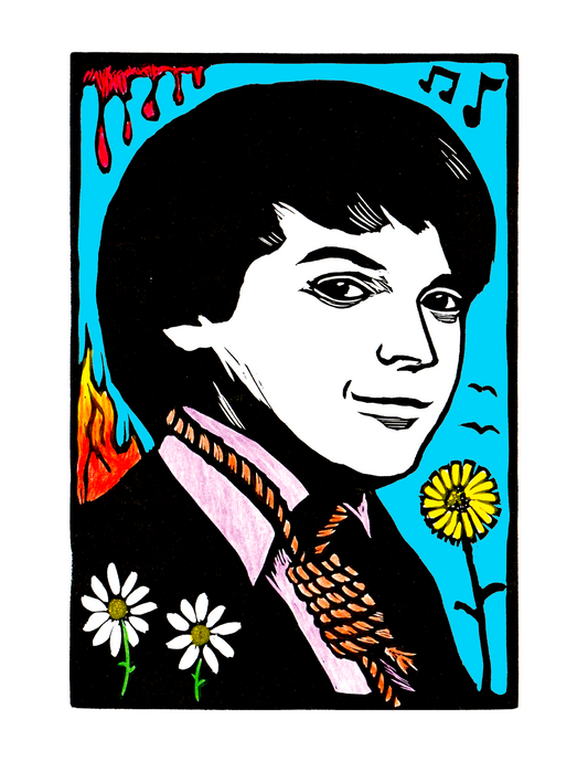 Bud Cort as Harold / Harold and Maude (8.5 x 11") color print