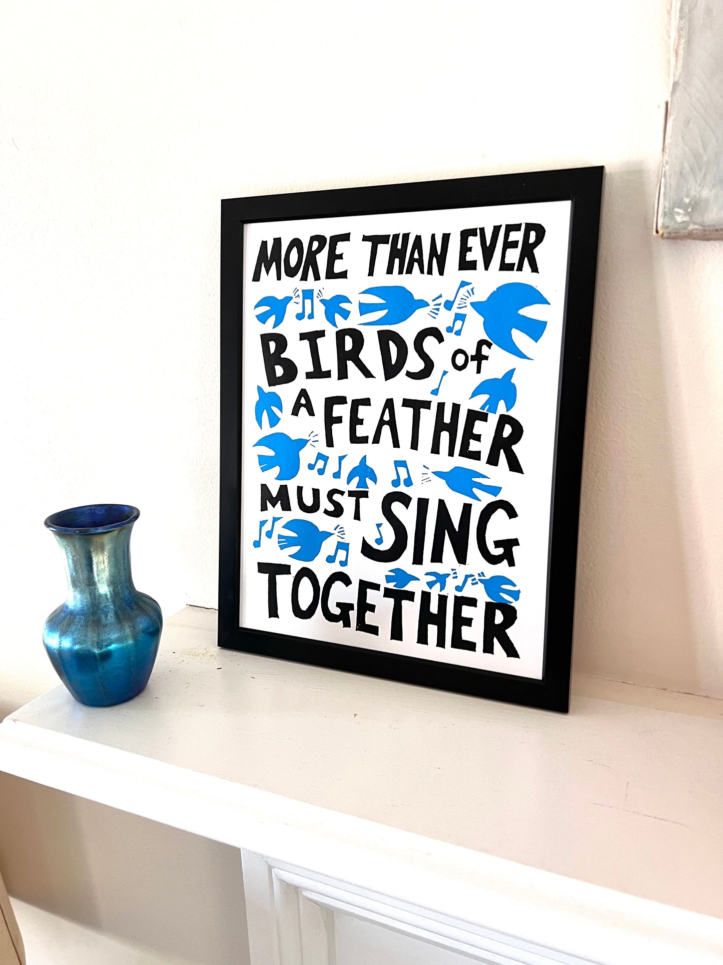 BIRDS OF A FEATHER - Screen Print & Sticker