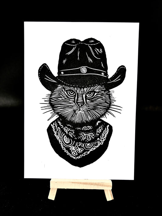 Howdy Purrtner Kitty Cowboy Cowgirl Cat