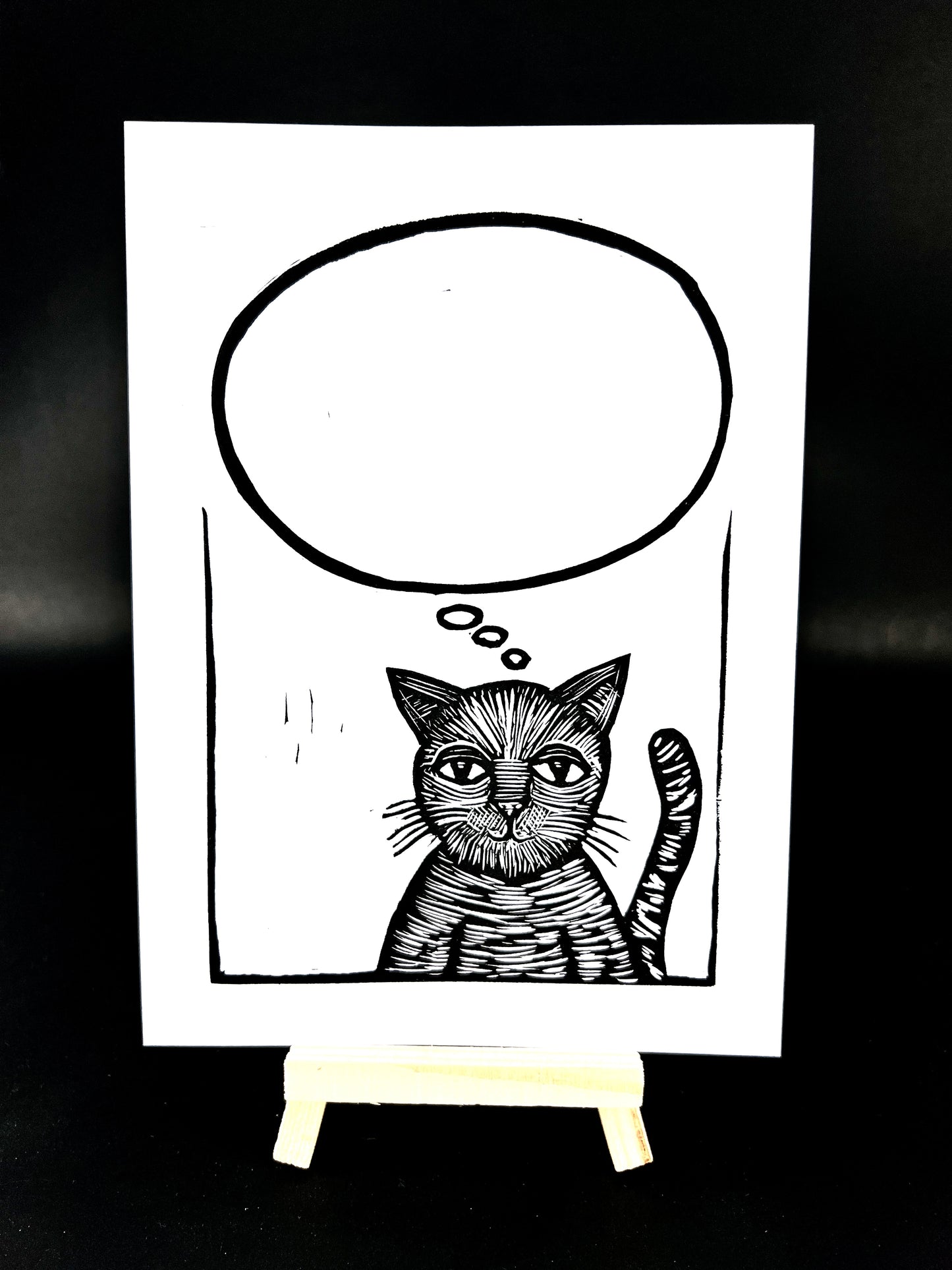 Kitty Thought Bubble notepad Cat