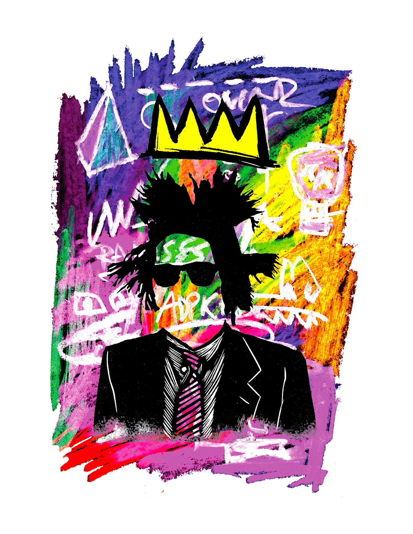 Jean-Michel Basquiat (8.5 x 11") color print