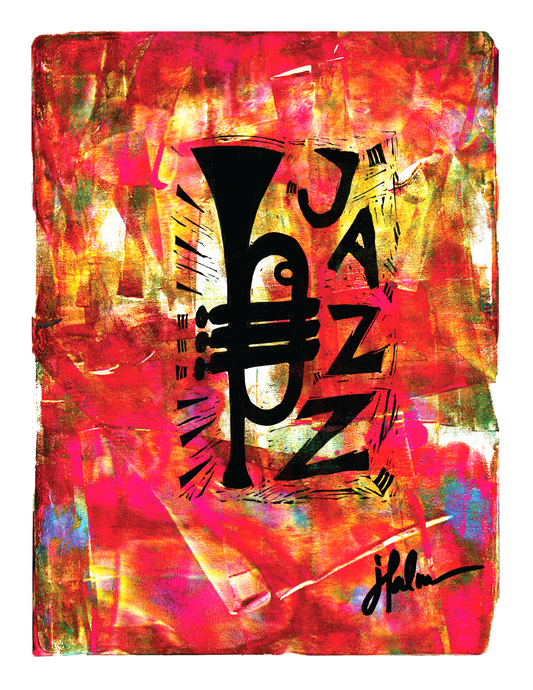 JAZZ Trumpet (8.5 x 11") color print