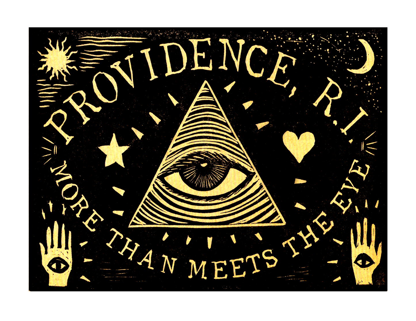 Providence More Than Meets The Eye / Rhode Island (8.5 x 11") color print