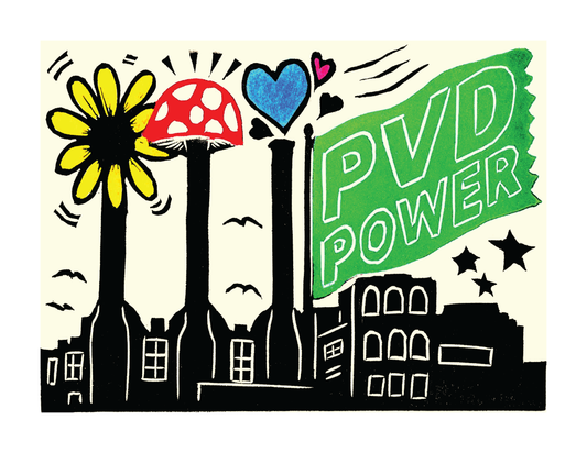 PVD POWER / Providence Rhode Island (8.5 x 11") color print