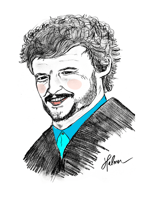 Pedro Pascal (8.5 x 11") color print