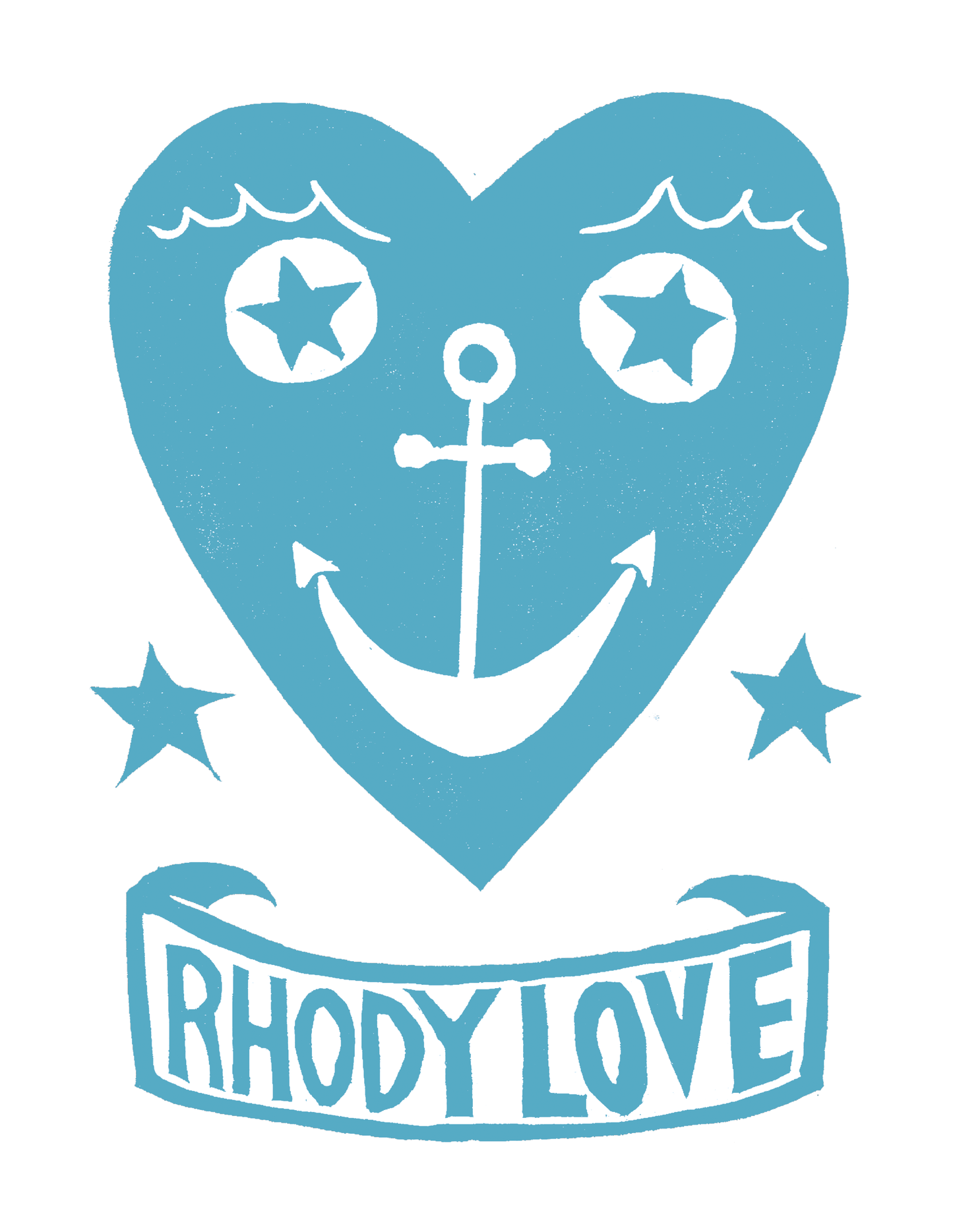 Rhody Love / Rhode Island (8.5 x 11") color print