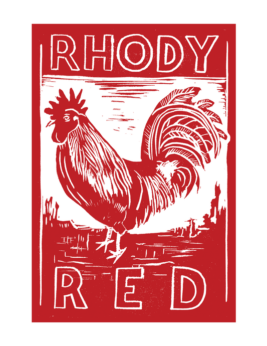 Rhody Red / Rhode Island (8.5 x 11") color print