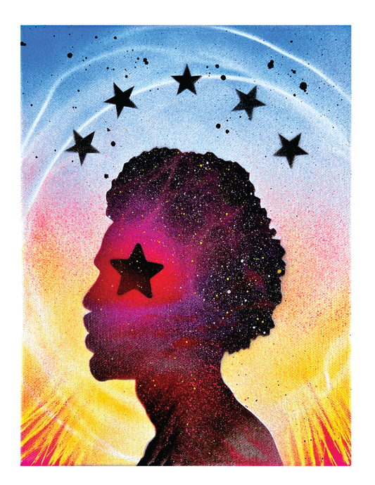 Starry Eyes (8.5 x 11") color print