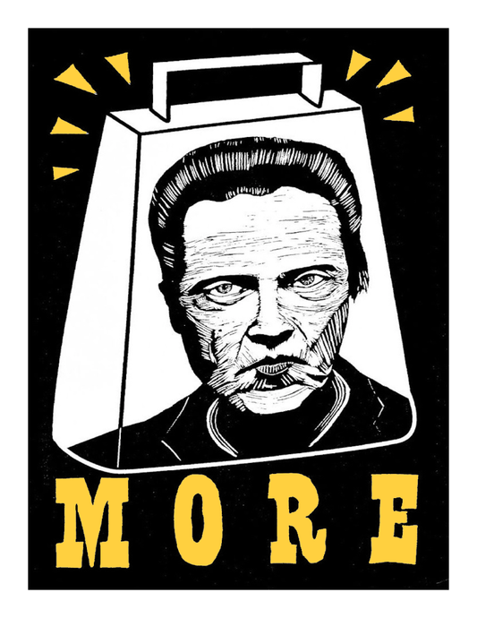 MORE COWBELL / Christopher Walken (8.5 x 11") color print