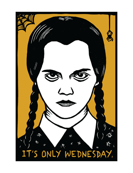 Wednesday Addams / Christina Ricci (8.5 x 11") color print