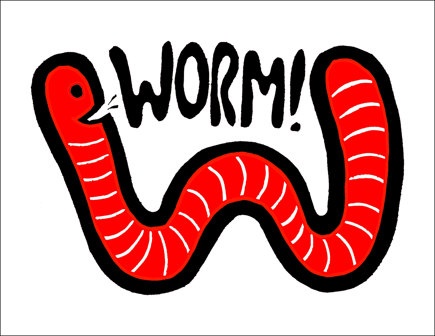 WORM! (8.5 x 11") color print