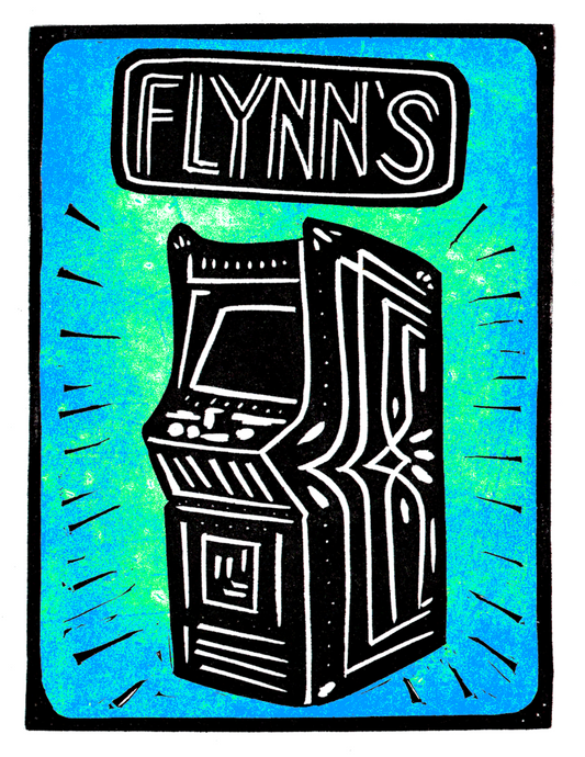 Flynn's / TRON (8.5 x 11") color print