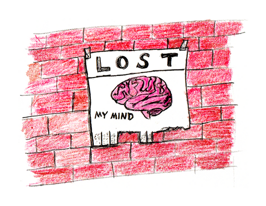 LOST: My Mind (8.5 x 11") color print