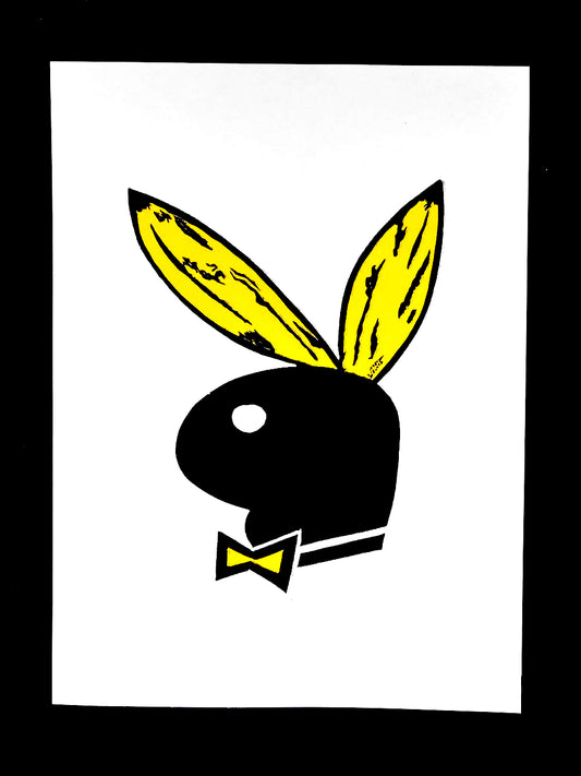 Playboy Bunnana - Screen Print