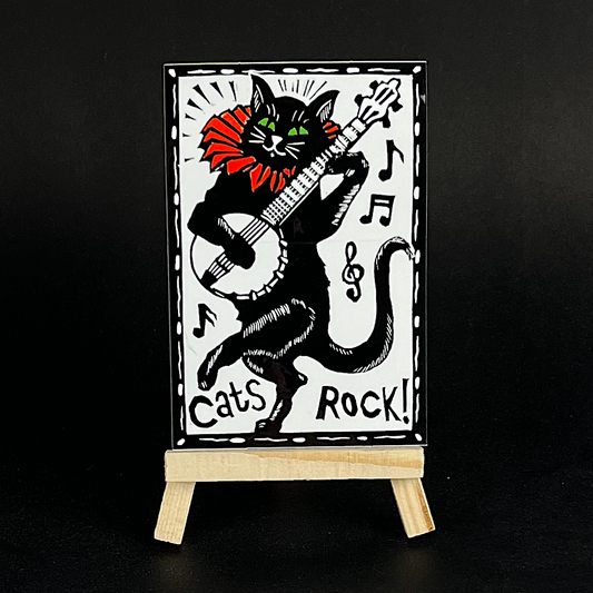 Cats Rock - sticker