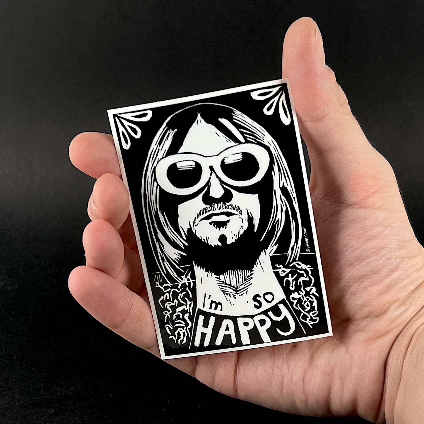 Kurt Cobain - sticker