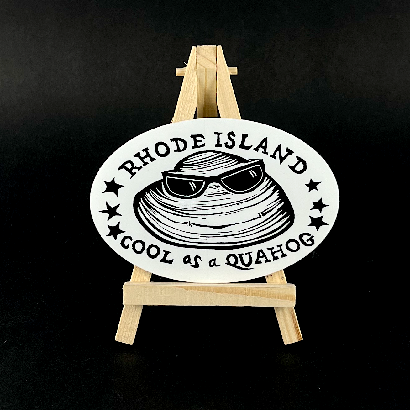 Cool As A Quahog- sticker