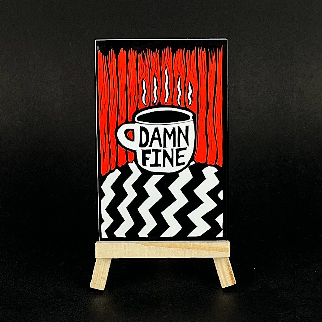 Damn Fine- sticker