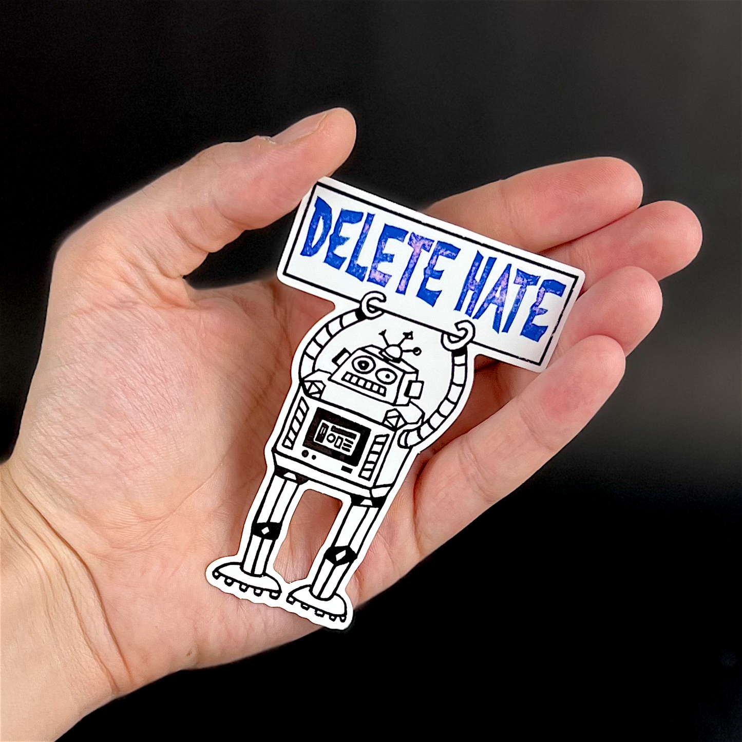 Delete Hate - sticker