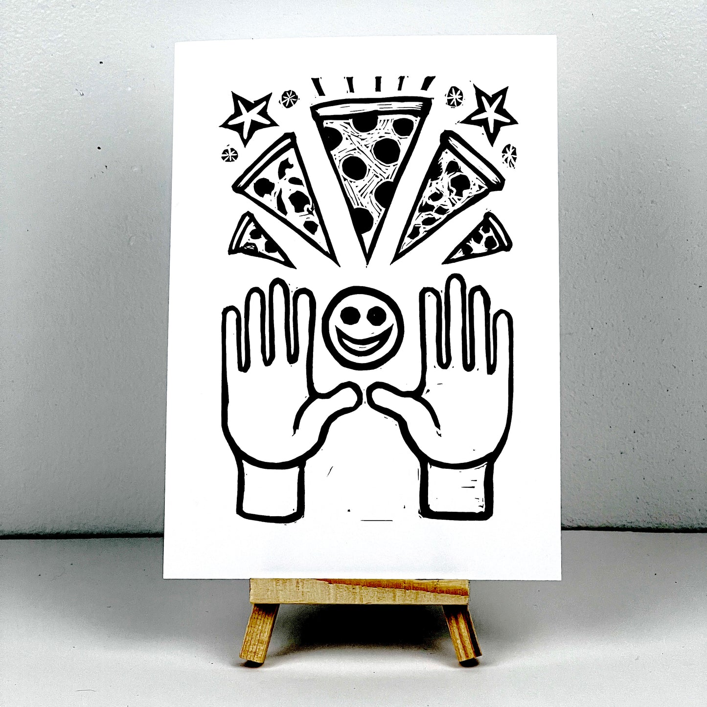 Hands Up for Pizza!