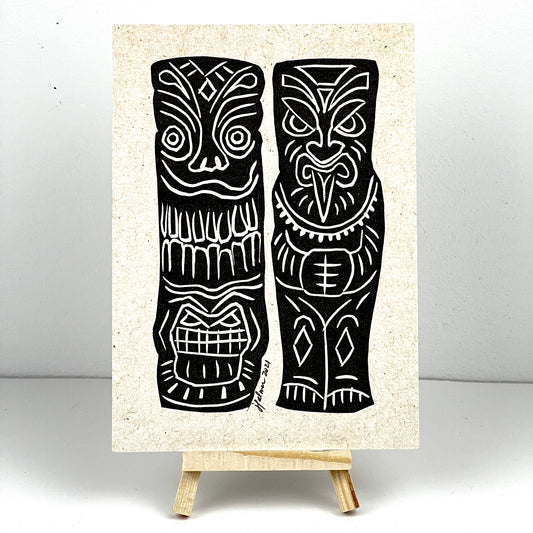 TIKI TUMBLERS - Pair 1