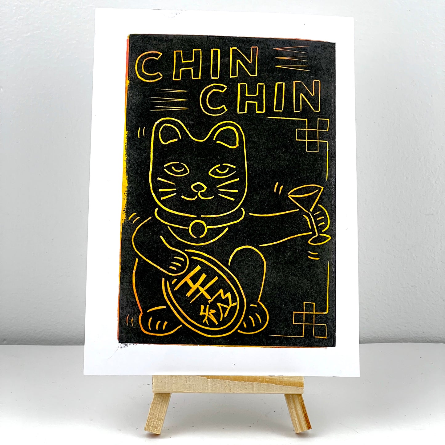 Chin Chin - Neon Cat Sign