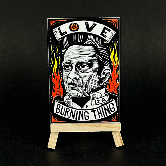 Johnny Cash - sticker