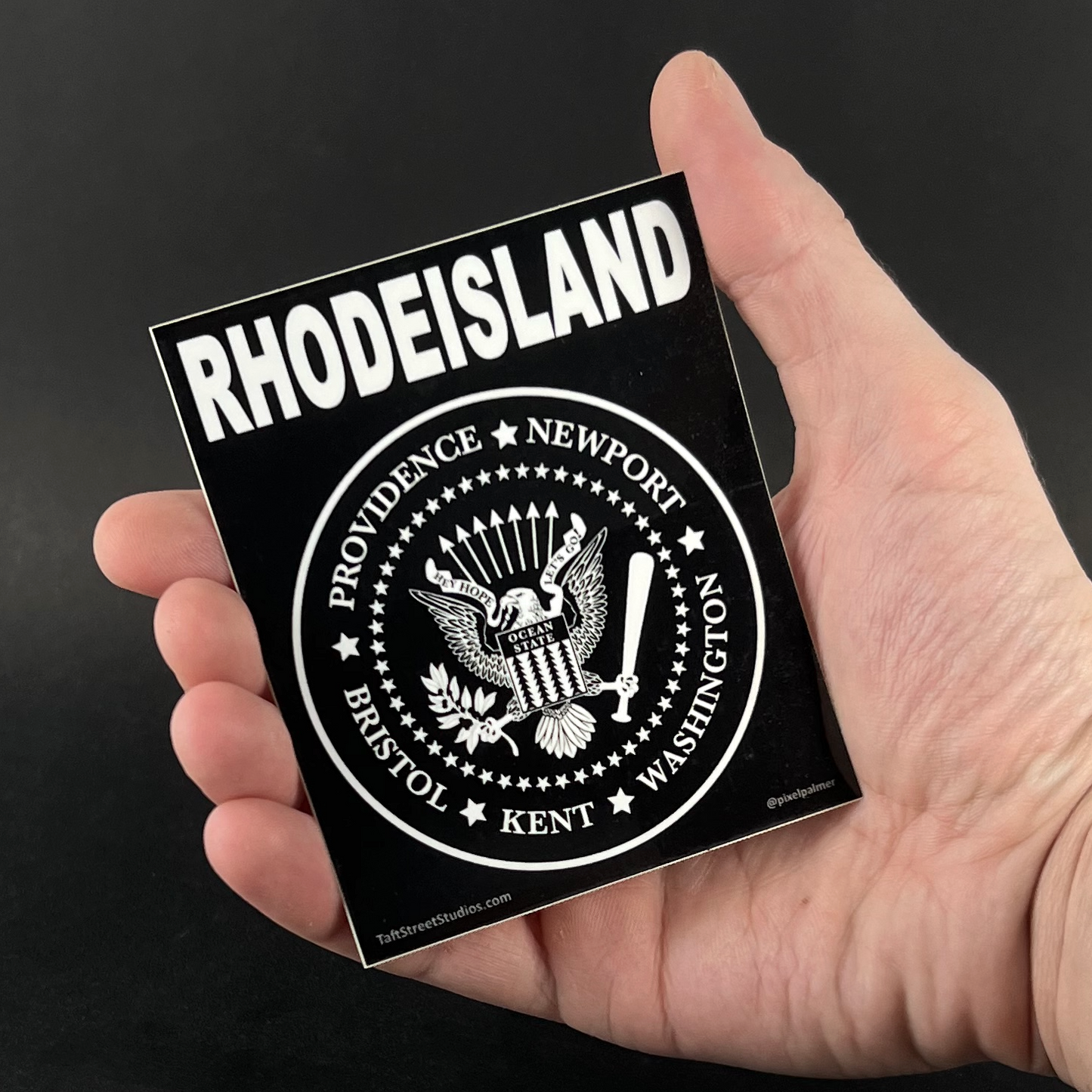 Rhody Punk- sticker