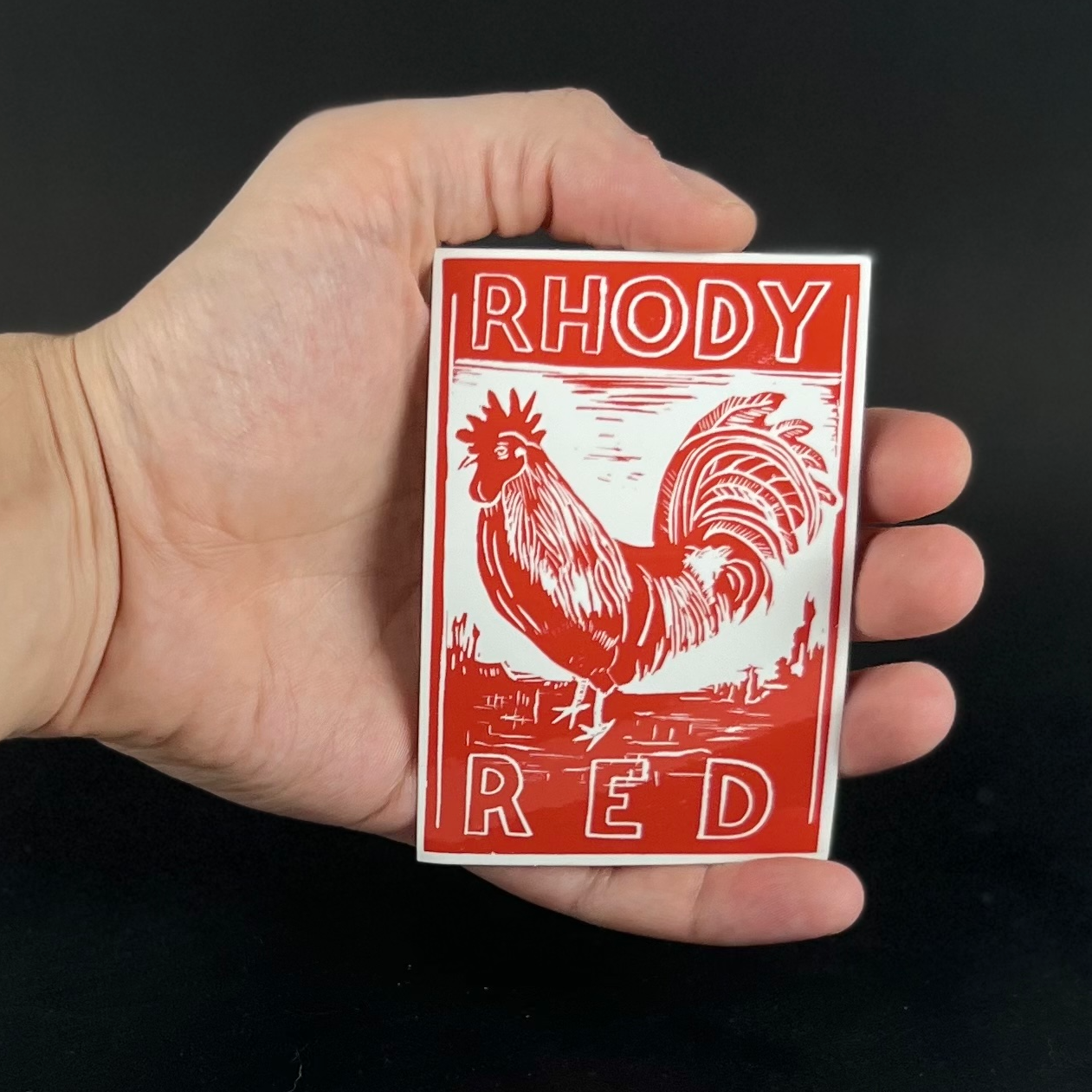 Rhody Red - sticker