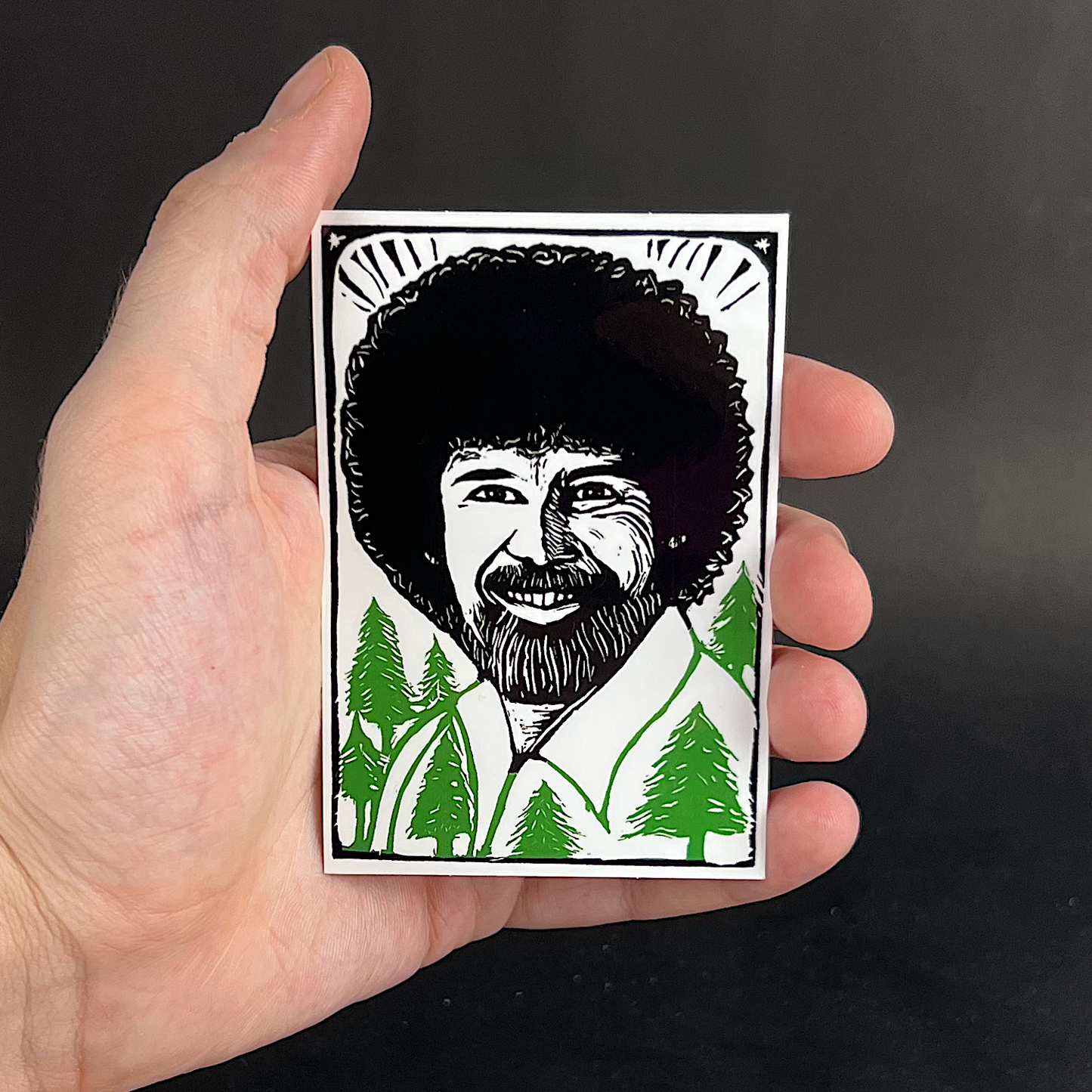 Bob Ross- sticker