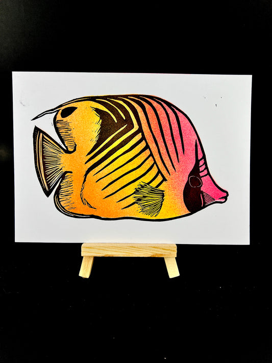 Threadfin Butterflyfish - Tropical Series