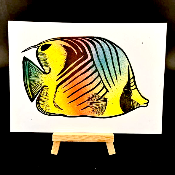 Threadfin Butterflyfish - Tropical Series