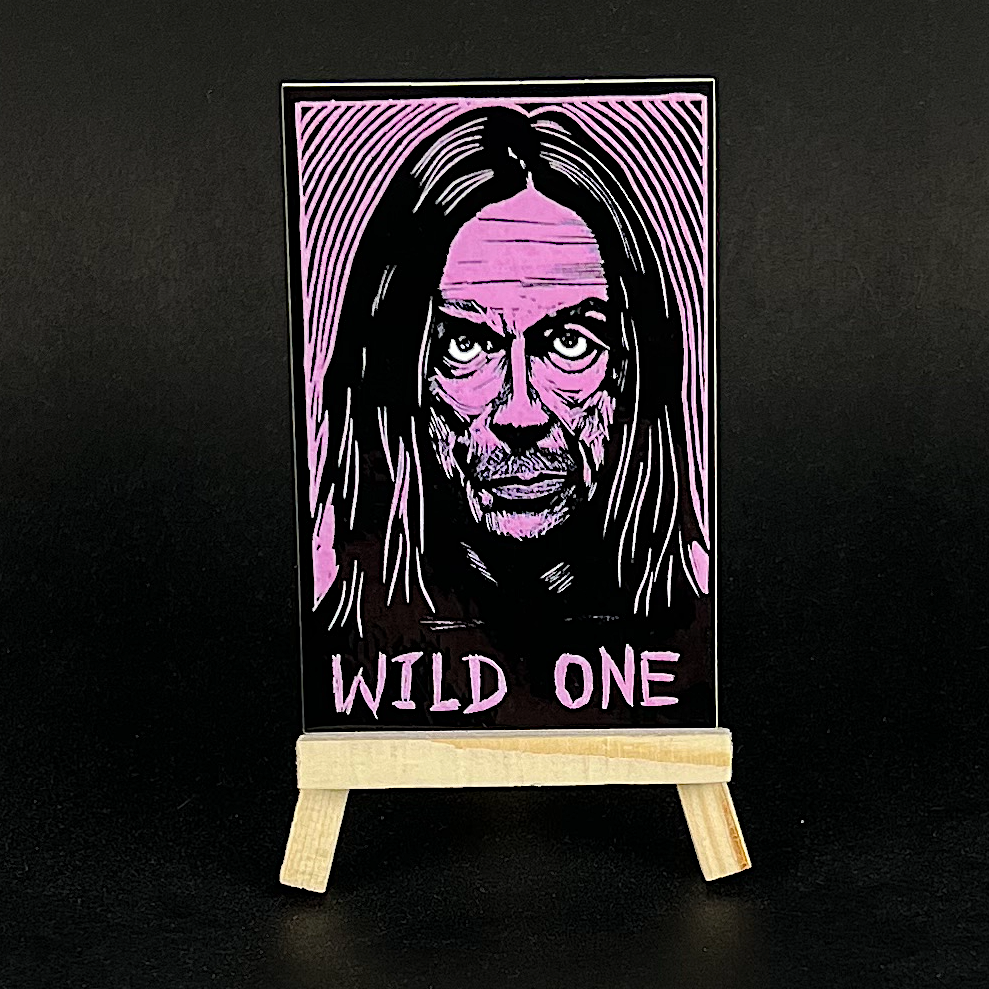 Iggy Pop (Wild One) - sticker