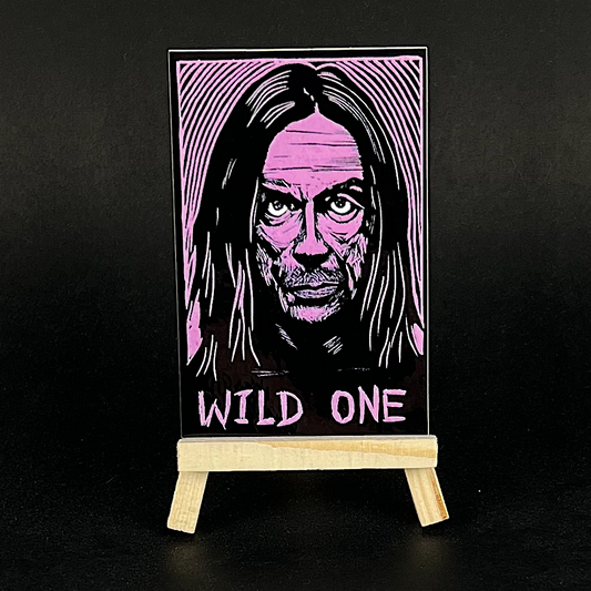 Iggy Pop (Wild One) - sticker