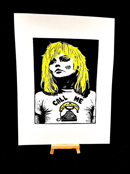 Debbie Harry BLONDIE "Call Me" - Screen Print